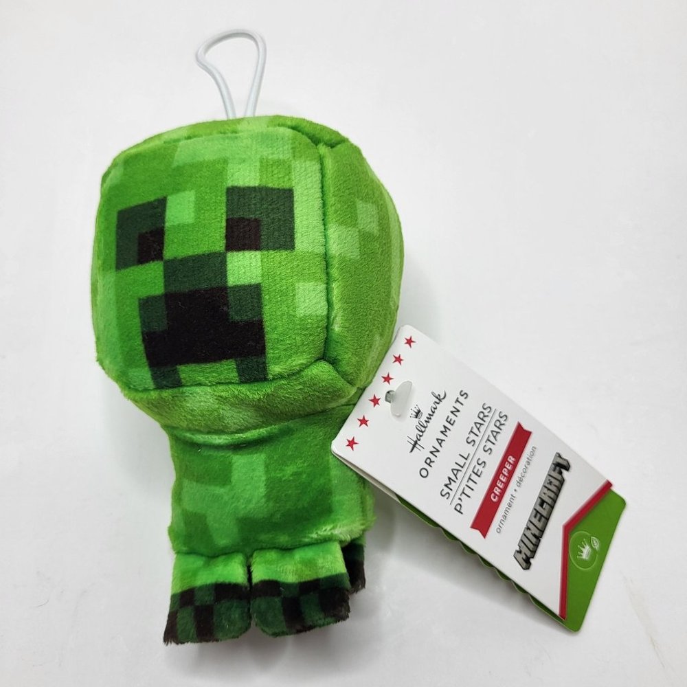 Hallmark Small‎ Stars Ornament Minecraft Creeper 4” Mojang New w/ Tags Toy